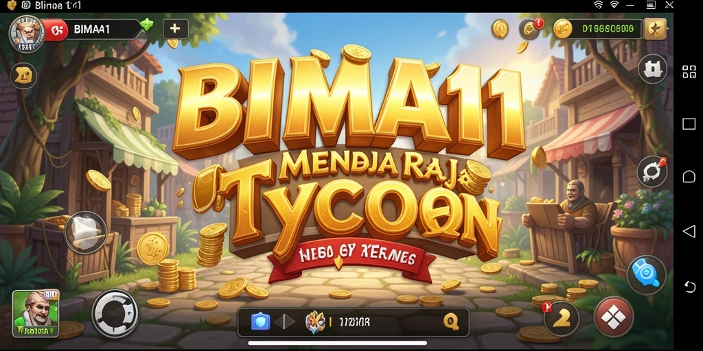 Screenshot gameplay BIMA11 menampilkan aksi manajemen Tycoon yang mengasyikkan.