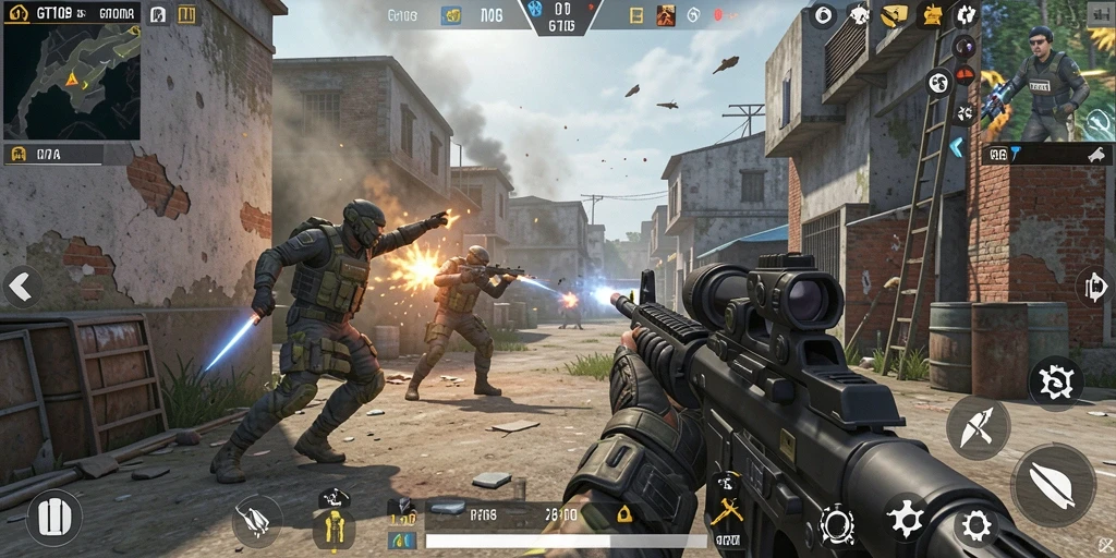 Gameplay GT108 yang mendebarkan dan menegangkan.
