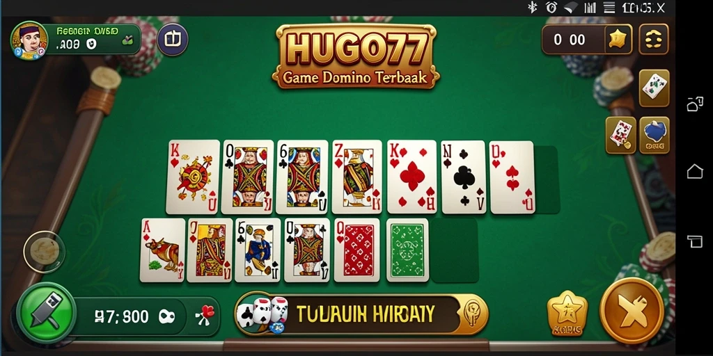 Tampilan gameplay HUGO77 yang seru dan menarik.