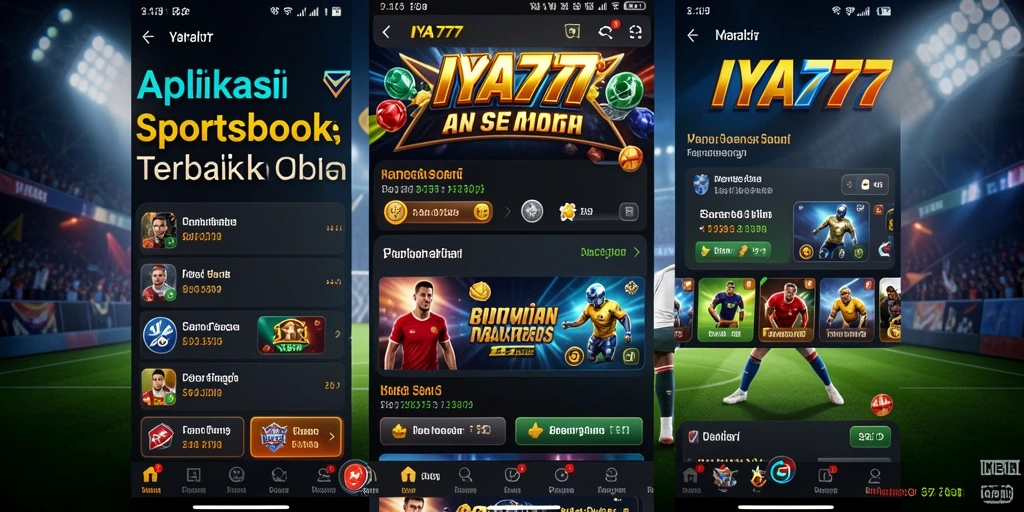Tampilan menarik dari aplikasi Sportsbook IYA777 saat bertaruh.