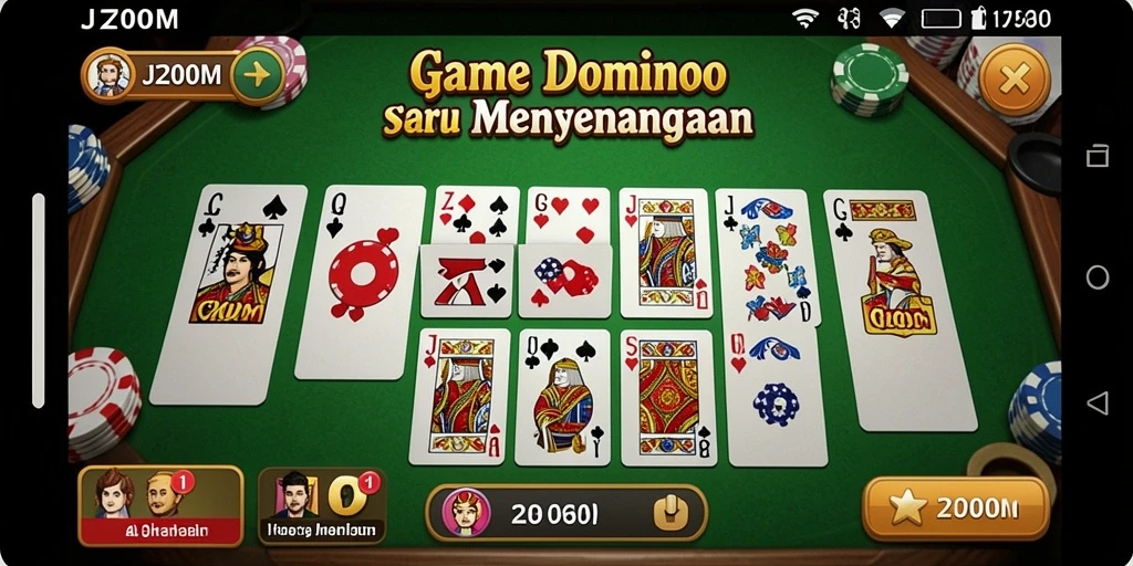Tampilan gameplay J200M yang menarik dan penuh strategi.
