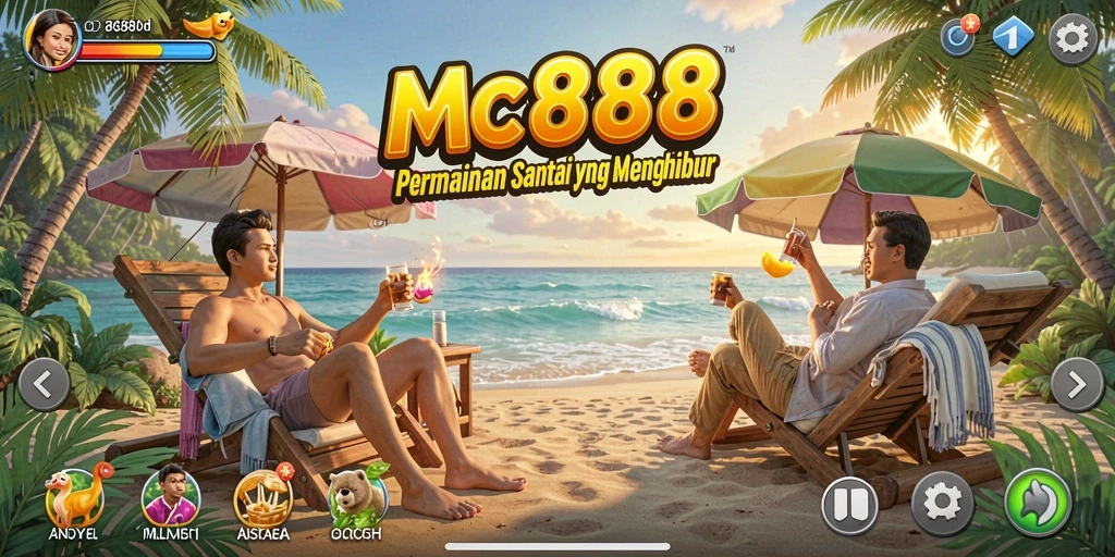 Screenshot gameplay MC888 yang menghibur dan penuh warna.