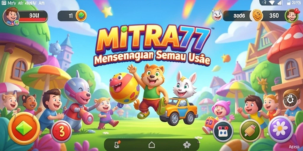 Screenshoot gameplay MITRA77 menampilkan keseruan dan tantangan dalam permainan Arcade.
