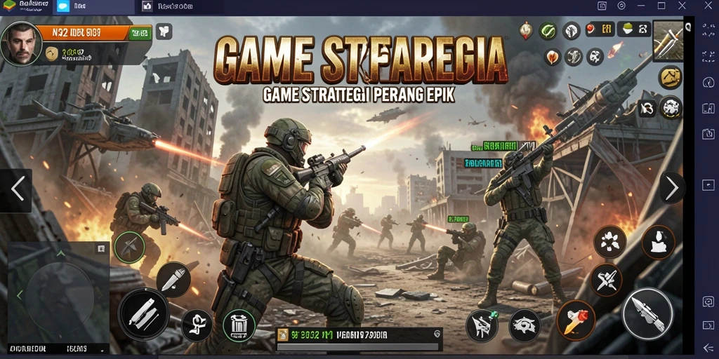 Tampilan menarik dari gameplay strategis N32.