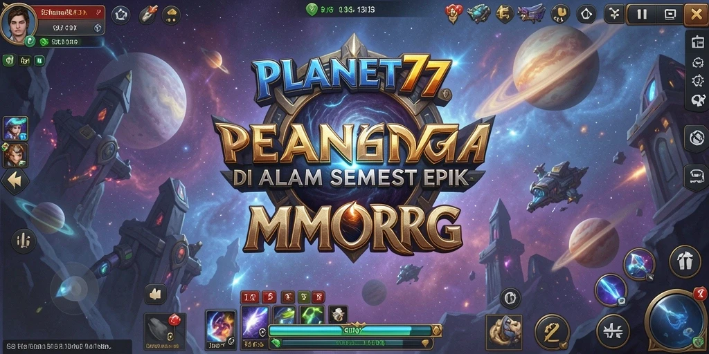 Tampilan menakjubkan dari gameplay petualangan MMORPG.