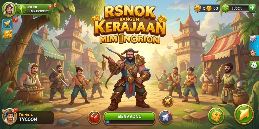 Tampilan gameplay RSNOK yang menarik dan penuh strategi.