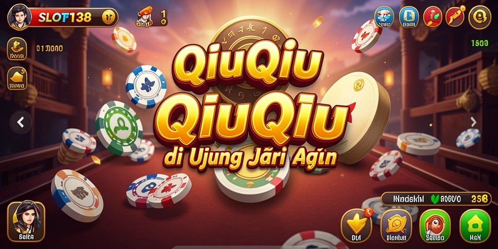 Screenshot SLOT138 menampilkan gameplay seru permainan QiuQiu.