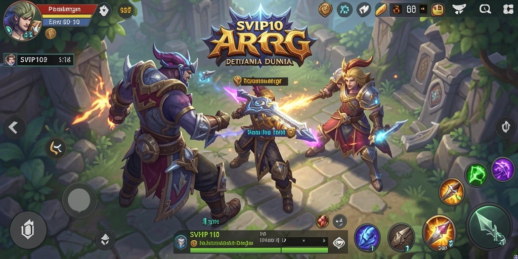 Tampilan menarik dari gameplay ARPG SVIP10 yang seru dan mendebarkan.