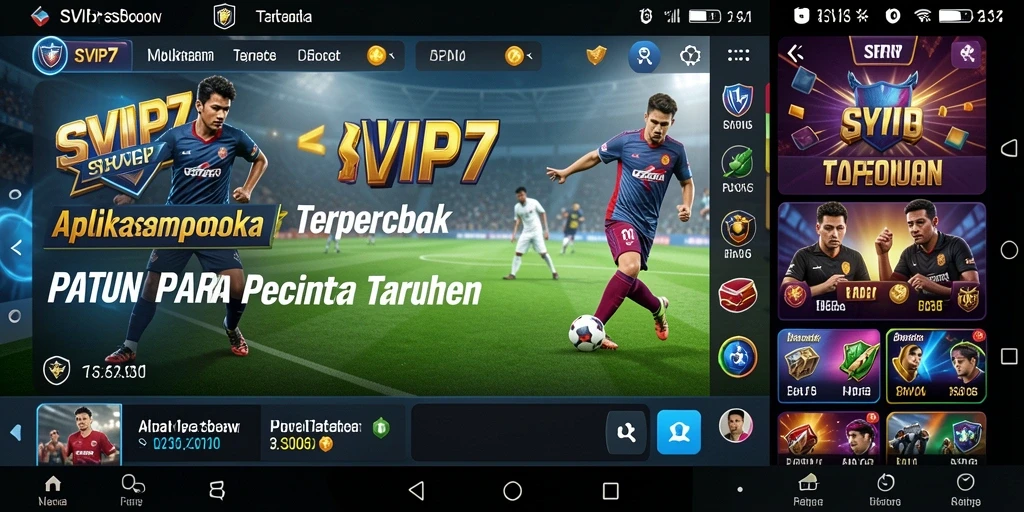 Tampilan utama gameplay SVIP7 dengan fitur taruhan olahraga.