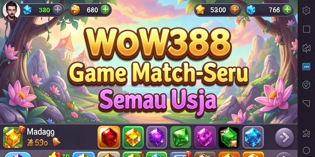 Tampilan gameplay seru dan berwarna dari WOW388.