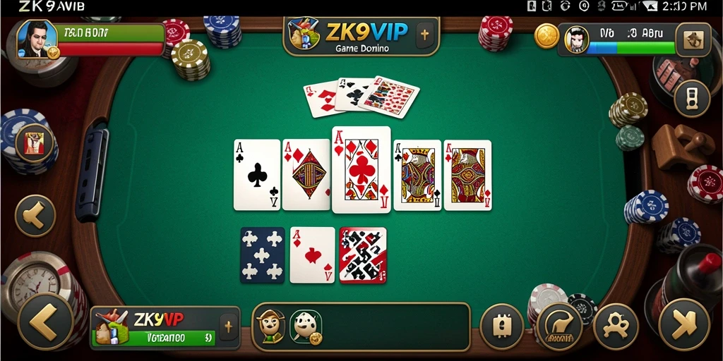 Tampilan gameplay seru dalam ZK9VIP dengan pemain yang bersaing.